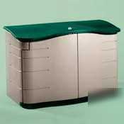 New rubbermaid horizontal outdoor storage shed