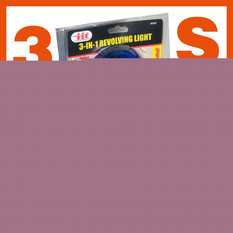 3-in-1 revolving emergency light strobe snow plow truck