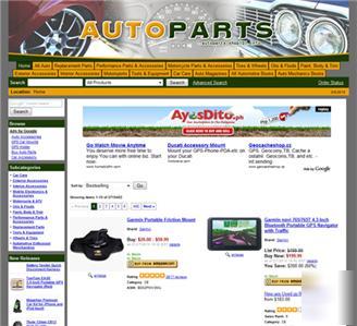 Auto parts store - website business for sale + domain