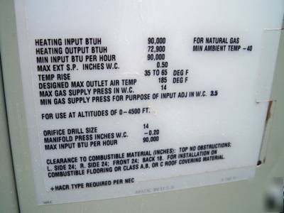 Trane voyager YCD049C3LCBF air conditioner