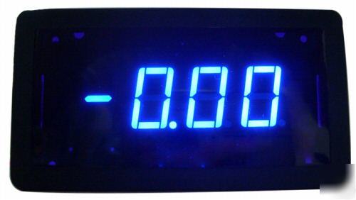 Universal bright blue -19.99A to 99.99A ammeter+shunt