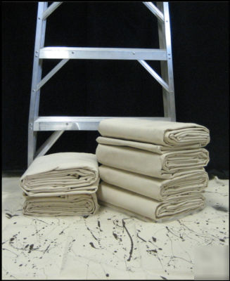 5 x 20 10OZ heavy duty canvas dropcloth /canvas runner 