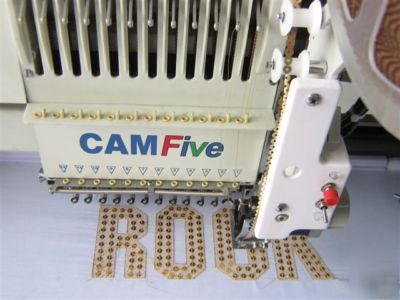 Commercial embroidery machine camfive 01 sequin 24 hour