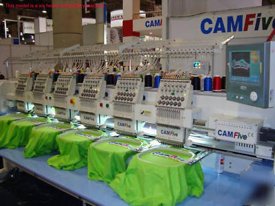 Commercial embroidery machine camfive 01 sequin 24 hour