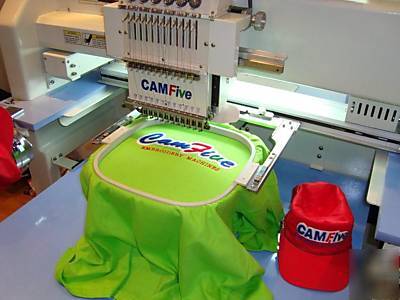 Commercial embroidery machine camfive 01 sequin 24 hour