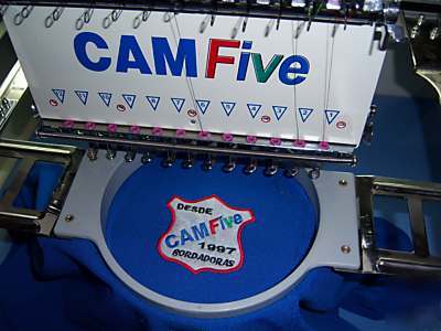 Commercial embroidery machine camfive 01 sequin 24 hour
