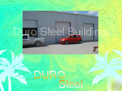 Duro steel garage building 40X80X16 metal buildings