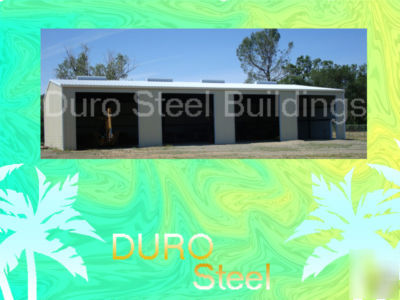 Duro steel garage building 40X80X16 metal buildings