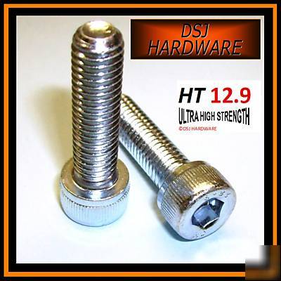 M3 x 20 high tensile socket cap allen bolt zinc qty:20