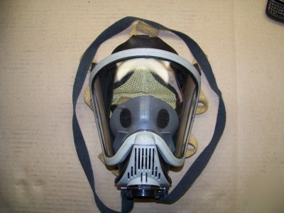 Msa ultralite ii air mask/harness/gauge/regulator -case