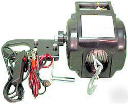 New 2000 lb 12V electric winch hoist + remote 3179