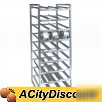 New channel aluminum can rack - 162 #10 cans