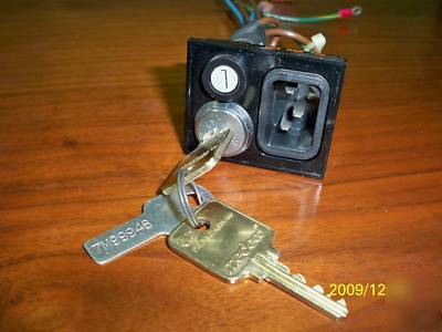 New medeco cylinder w/ 2 keys switch fuse harness 