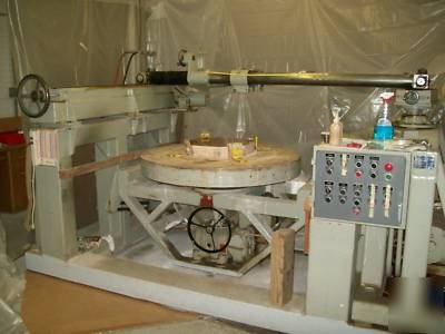 Optical draper machine for large optical manufacturing
