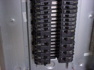 Square d 225 amp electric service panel w/ 30 breaker s