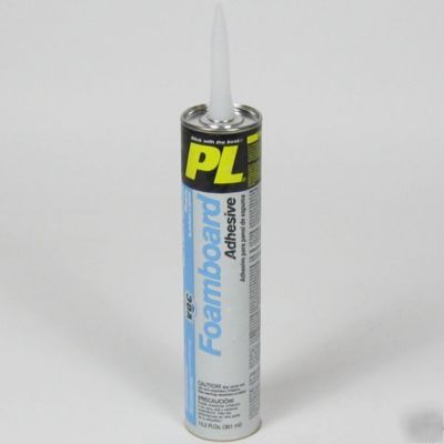 12 tubes of pl PL300 foamboard adhesive