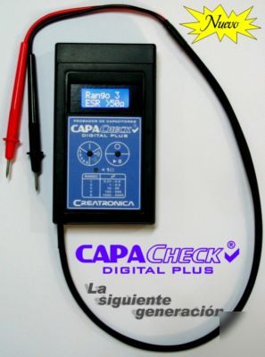 Capacheck digital plus capacitor analyzer tester