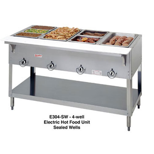 Duke E303SW hot food table, 3 well, 44 3/8