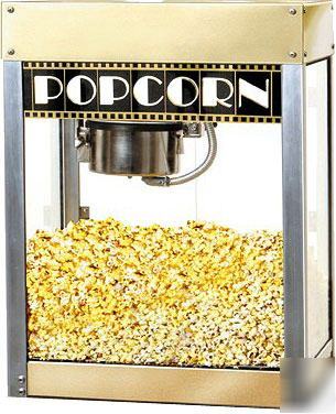 Gold popcorn machine popper 4 oz factory 2ND benchmark 