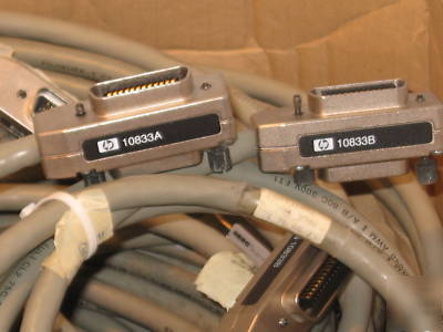 Hp gpib cables hp a b d various sizes lot of 33