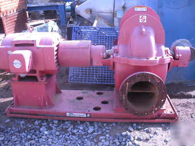 Itt 150 b&g 6000 gpm trash water pump 175 psi / 100 hp