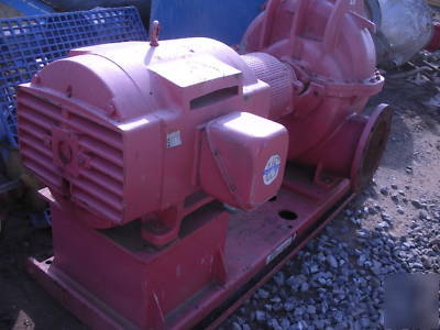 Itt 150 b&g 6000 gpm trash water pump 175 psi / 100 hp