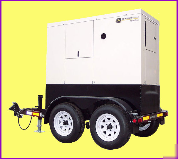 Mobile john deere powered diesel generator 