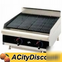 New star-max 24IN radiant gas char-broiler grill