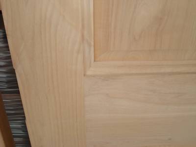 2 panel square panel knotty alder solid core wood doors