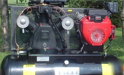 24 hp, 80-gallon honda gas drive air compressor