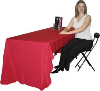 6' table throw, 2 styles, 64 colors to choose from