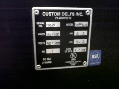 Custom deli's heated, hot, merchandizer, display 2 teir