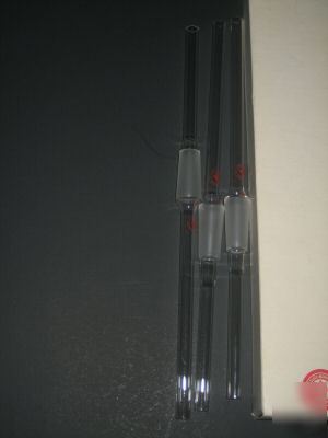 Joints, 19/38 inner, dual tube, lot of 3, ace 7630 