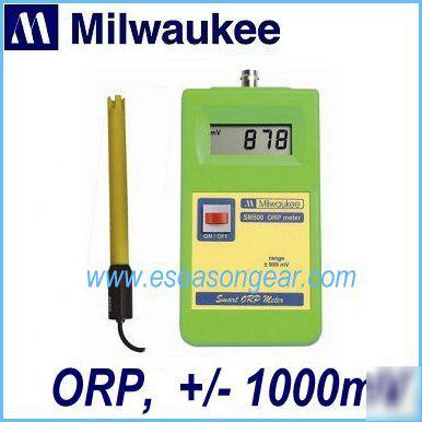 Milwaukee SM500 orp meter, ionized water testing 