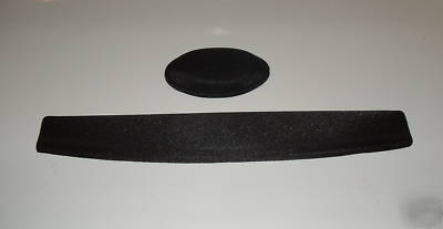 New memory foam keyboard & mouse wrist rest black - 