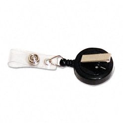 New swivel-back retractable id card reel, 30