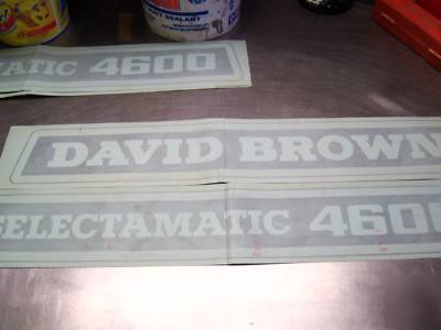 Nos david brown tractors ltd. decals