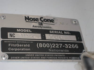 Nose cone truck mount ice cream delivery freezer box 