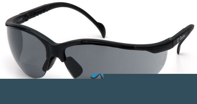 Pyramex V2 readers eyewears - gray + 2.0 lens, black