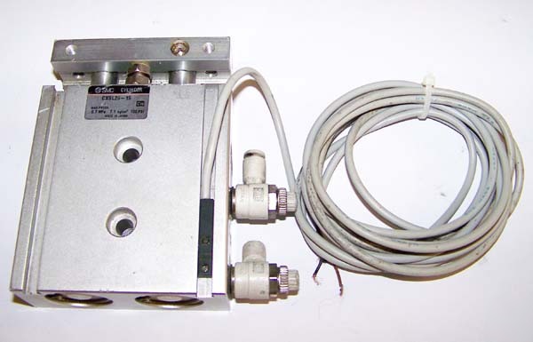 Smc CXSL25-15 dual rod slide cylinder actuator