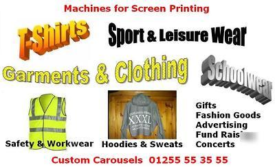 T-shirt & screen printing machine 
