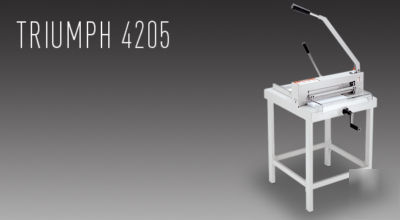 Triumph 4205 manual tabletop cutter - mbm