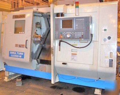 Okuma lu-300M 5-axis cnc turning center with live milli