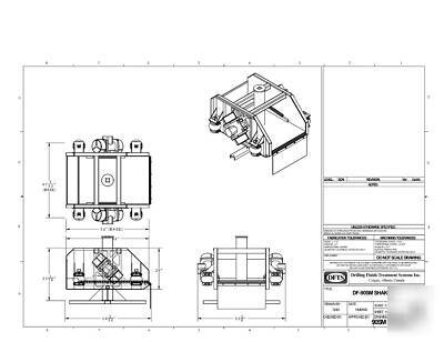 Linear motion shale shaker