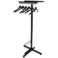 Metal coat rack stand valet with hangers