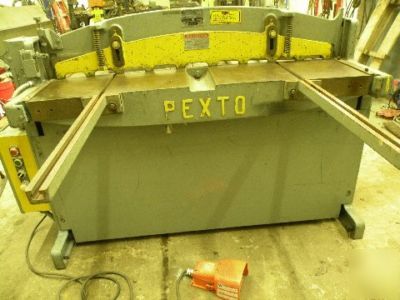 Roper whitney pexto lockformer PH52 hyd shear w/ b.g.