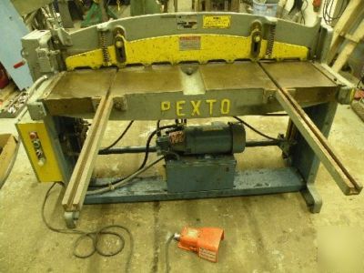 Roper whitney pexto lockformer PH52 hyd shear w/ b.g.