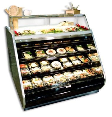 Seafood/sushi refrigerated merchandiser display case