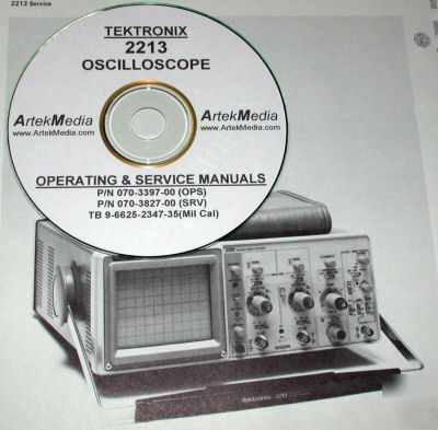 Tek 2213 operating & service manuals (3 volumes)