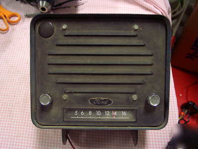 Vintage ford fender mount radio